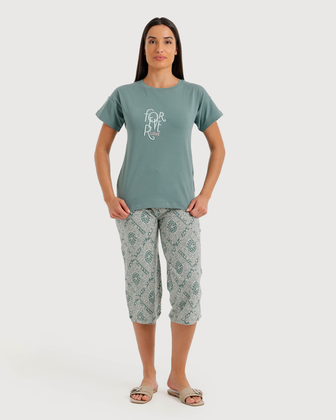 love for ever بيجاما حريمى بنتاكور