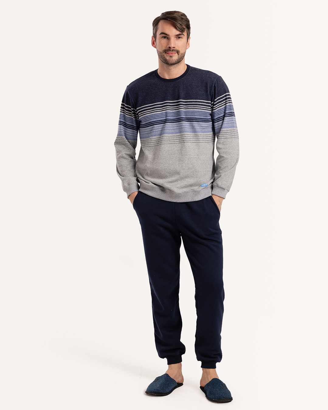 بيجاما جاكارد خطوط متنوعة