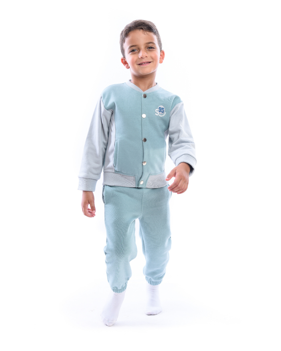 Baseball with a jacket for my boys, printed pants