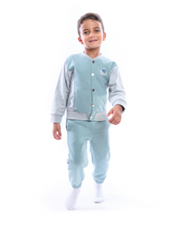 Baseball with a jacket for my boys, printed pants