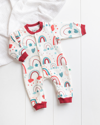 سالوبيت اطفالي قوس قزح وسحاب