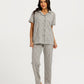 Women's Short Sleeve Pajama Set with Pants