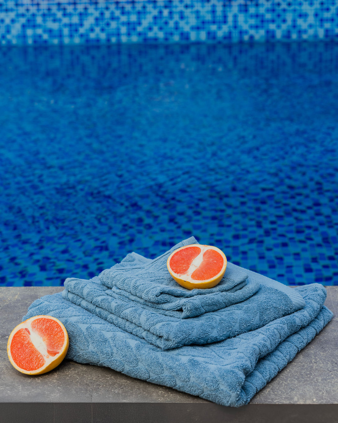 Braided Towels set  2  33×33 / 100 × 50 / 140 × 70