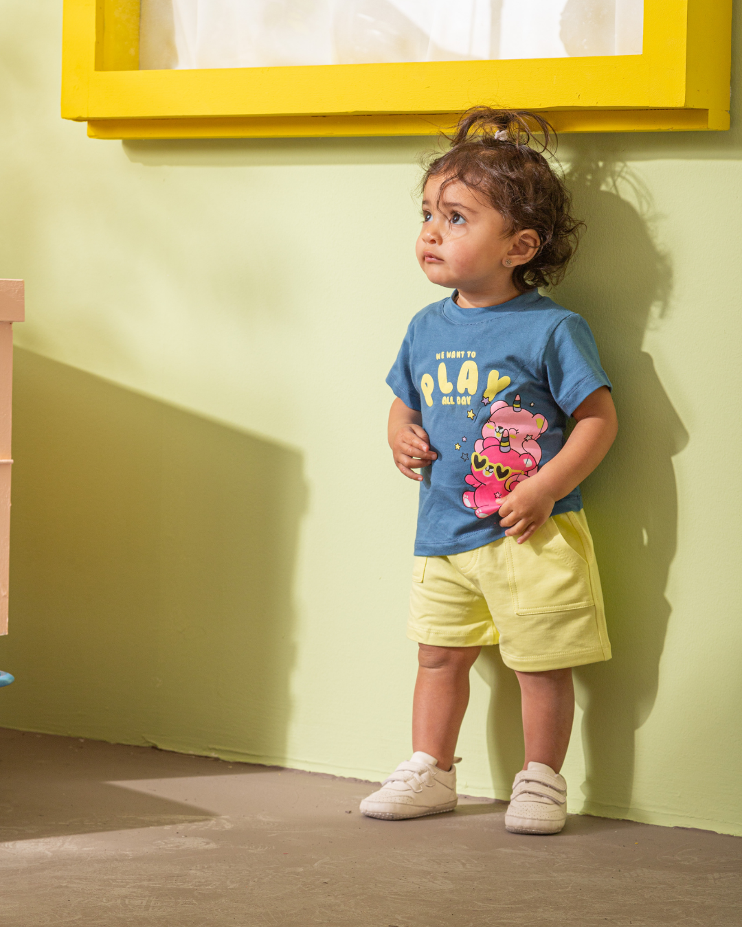 Play All Day NB بيجامه بناتي بيبي