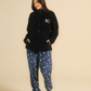 Women pajama set in floral night