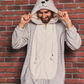 Striped gray Men Onesie