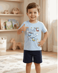 Kids Boys Pajamas Time to Fly