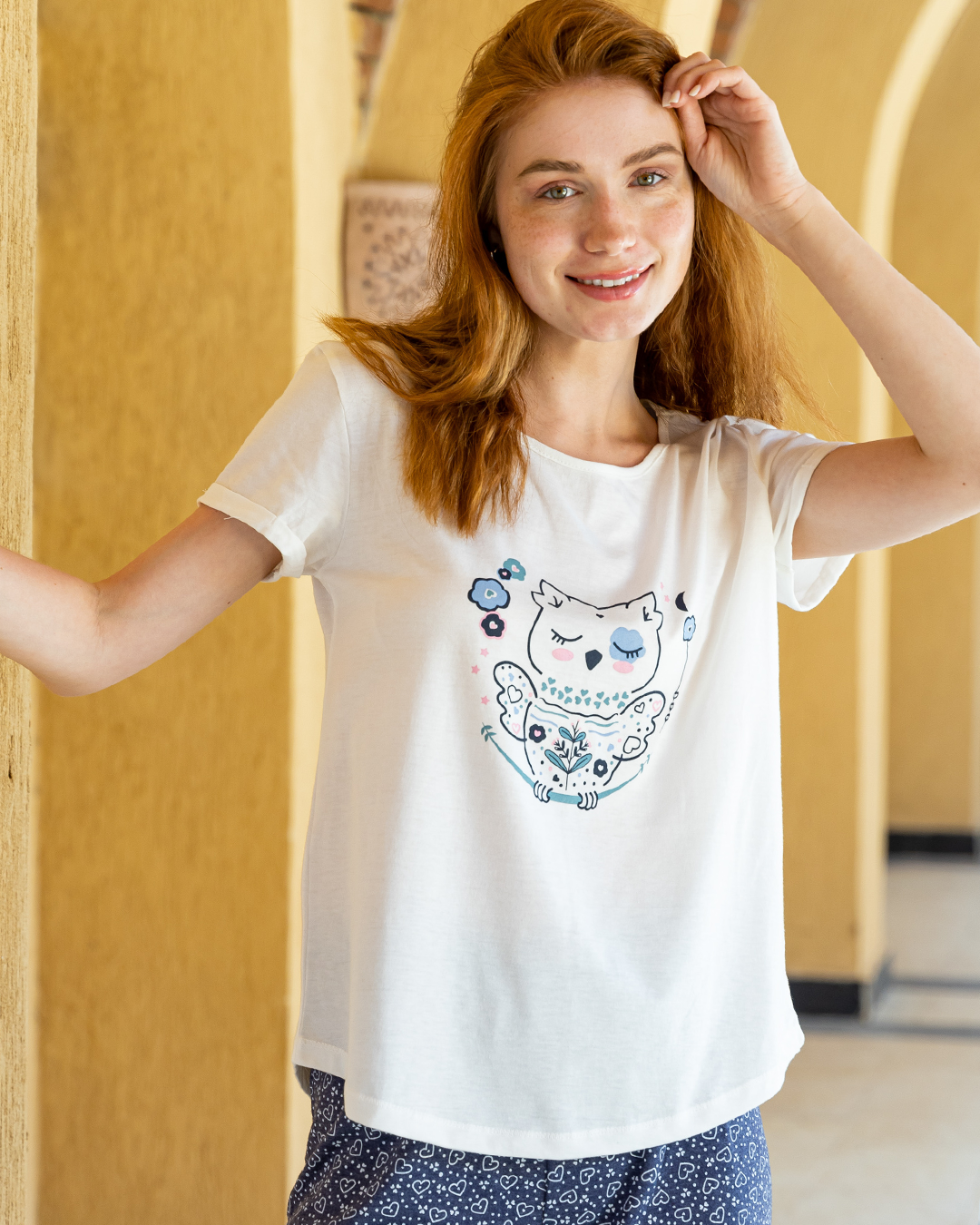 Women's pajamas, cat pants