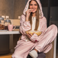 Striped Pink Women Onesie