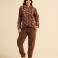 Woodland Bloom Soft Collar Women Pajama