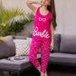 Barbie women's pajamas, T-shirt and Barbie pentagram