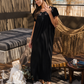 Embroidry nightgown جلابية حريمي نص كم فسكوز ليكرا