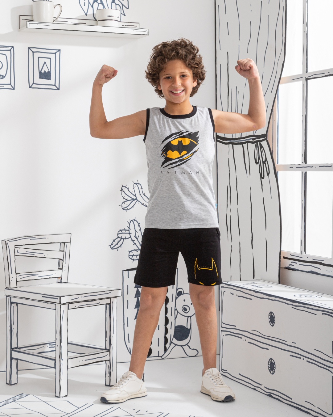 Batman بيجاما أولادي كَت