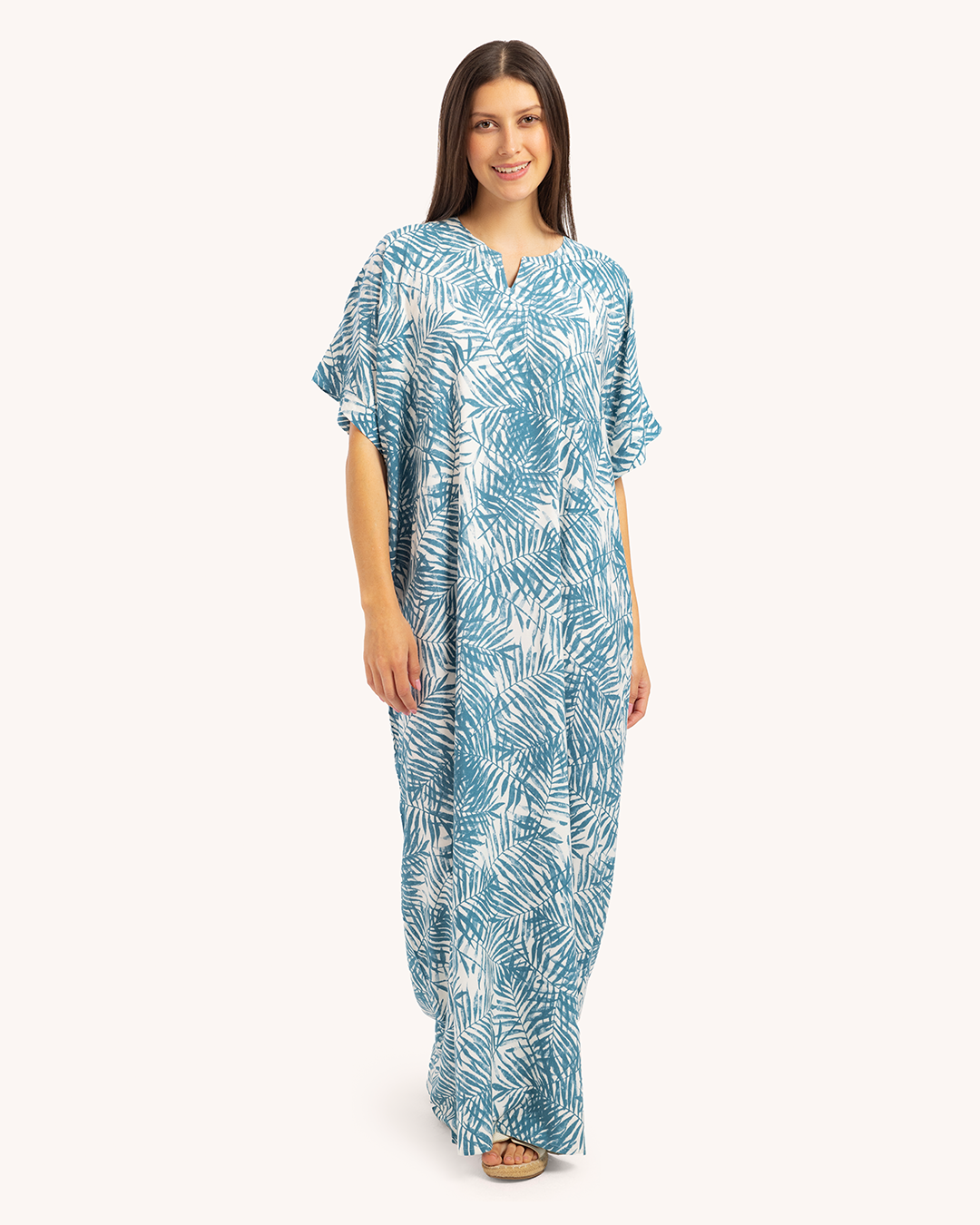 قميص فسكوز نص كم مشجر 60