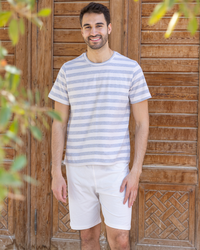 Men's wide striped pajamas