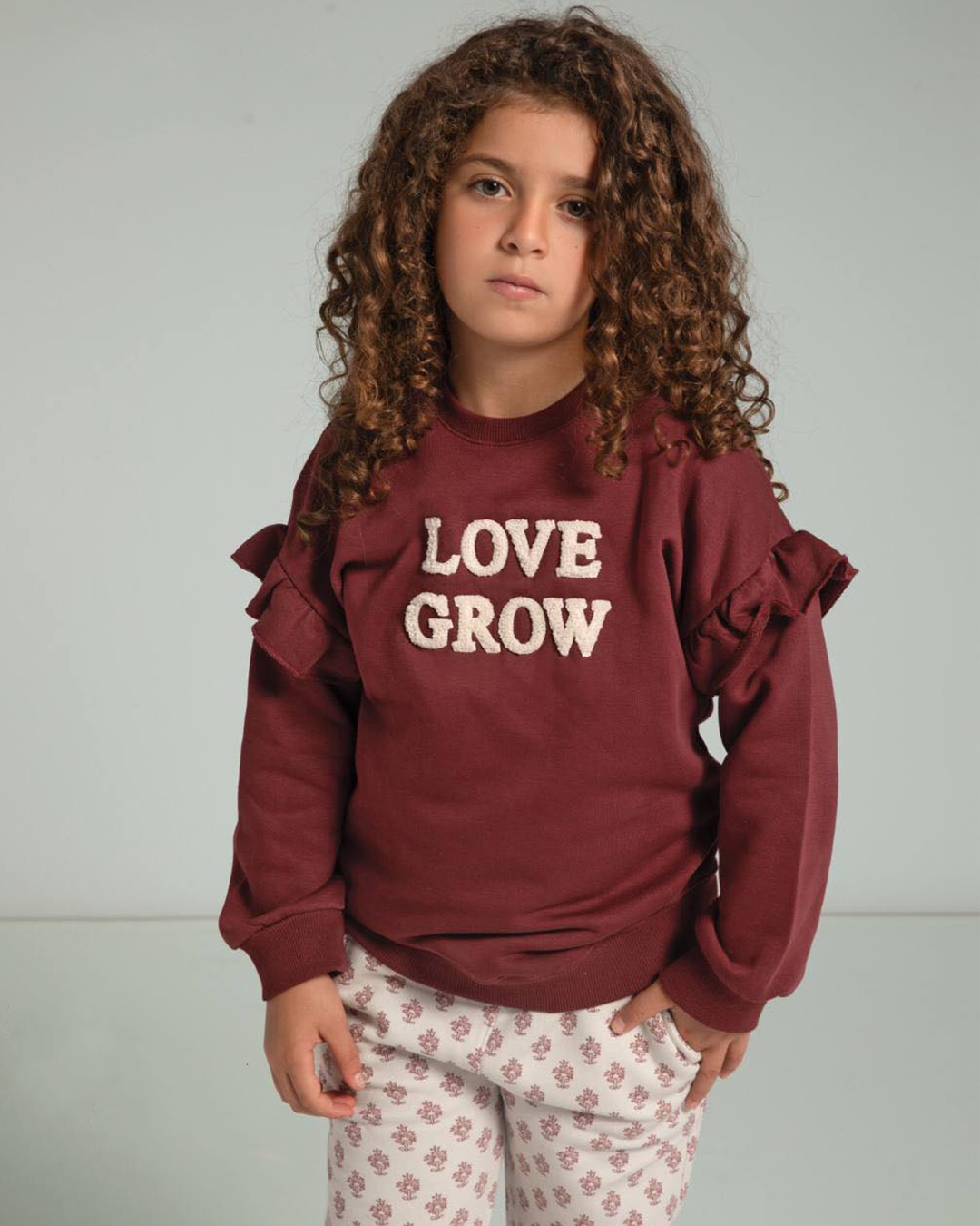love grow بيجامه بناتي ورده