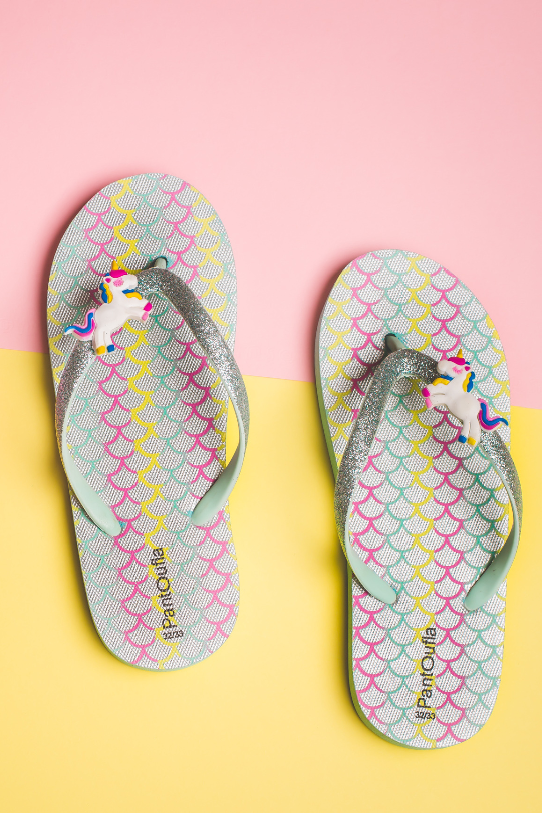 My children's slipper is a fairy unicorn