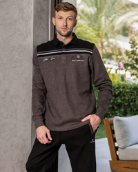 ACROSS THE OCEAN بيجامه رجالي ياقه