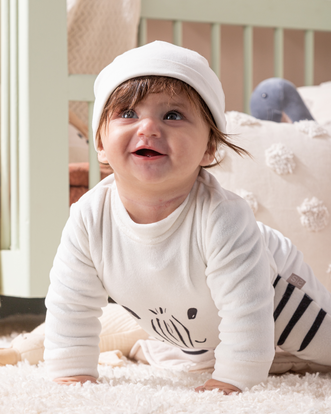 Wild Zebra سالوبيت أولادي مواليد كُم طويل