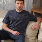 Men's pajamas, half sleeve T-shirt and floral printed trousers