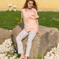 Women's pajamas with printed pants