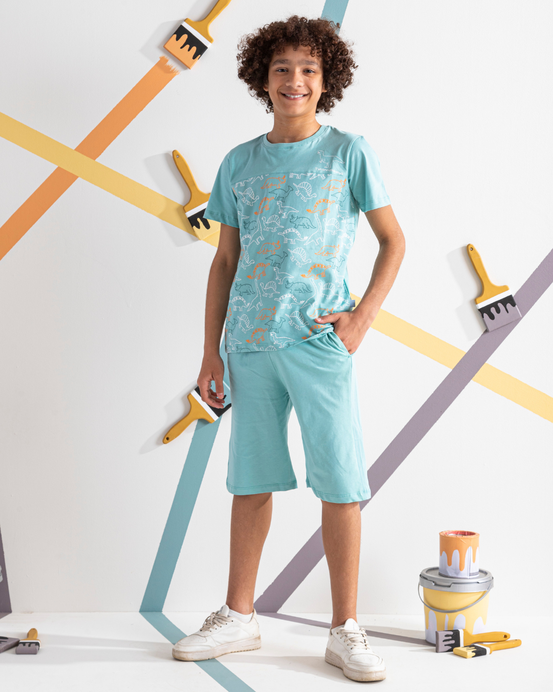 Tyrannosaurus بيجاما أولادي جونيور