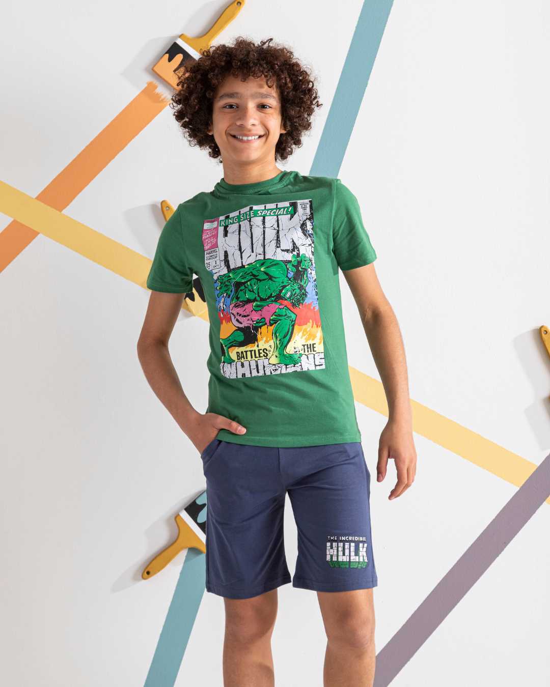 HULK بيجامه اولادي شورت