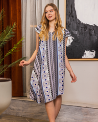 Short viscose shirt 122