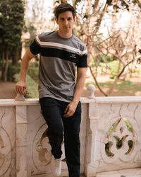 GLV EXCHANGE بيجامه رجالي حوض شروال طابعة علي الصدر