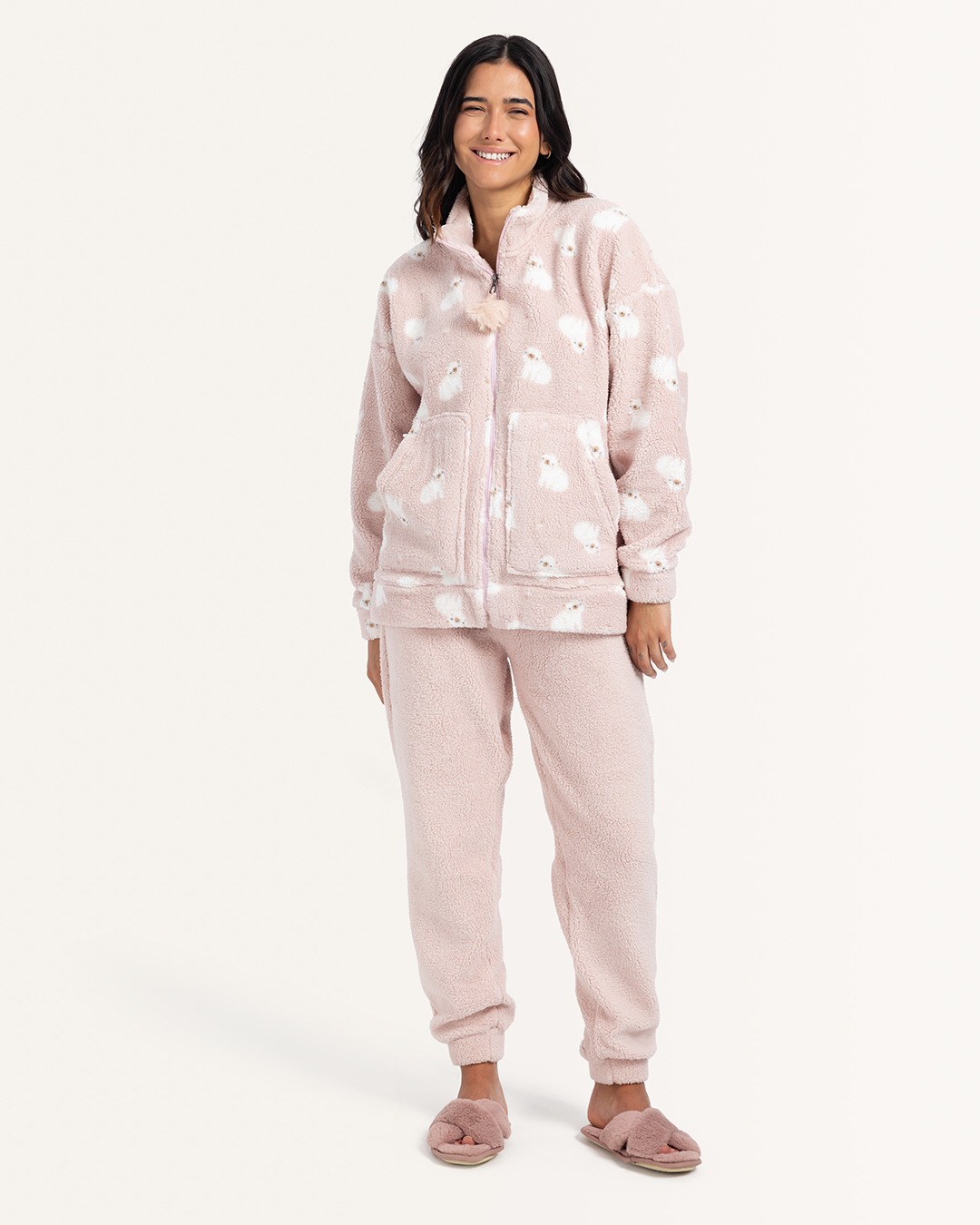 Baby Pink Bear Pajama set 