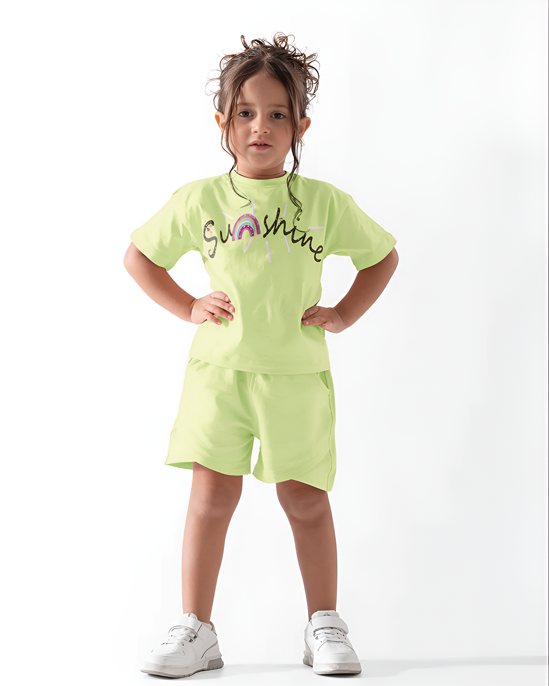 Baby girls rainbow sunbeam set