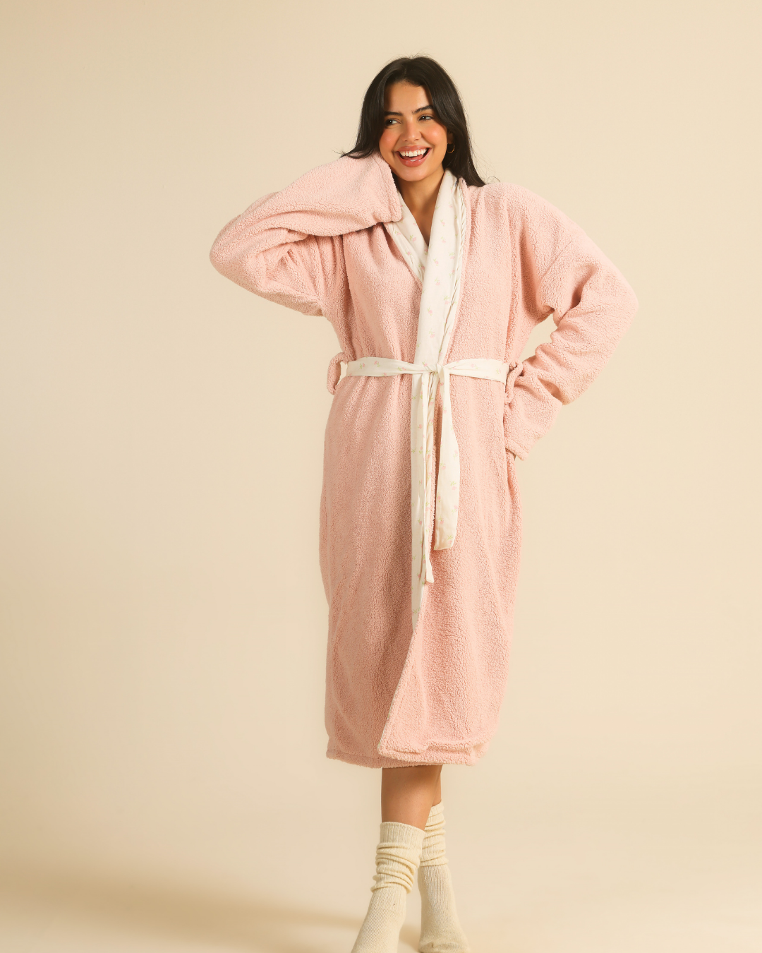 Double face robe cotton candy dream