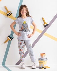 بيجامه بناتي نص كم بنتاكور دمبو