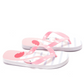 My children's slipper is a flamingo