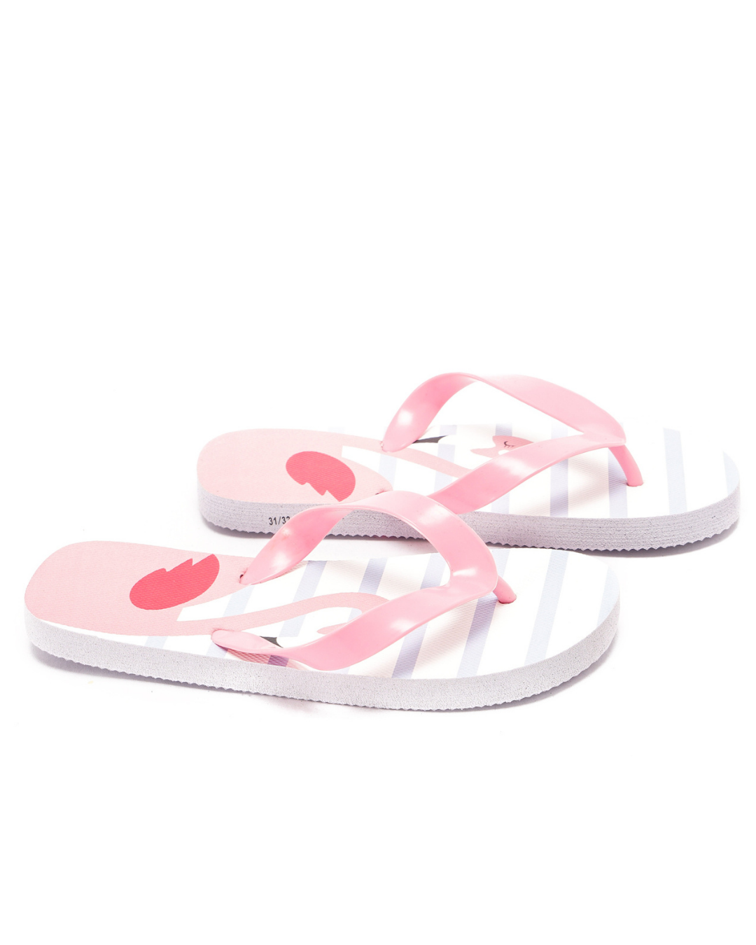 My children's slipper is a flamingo