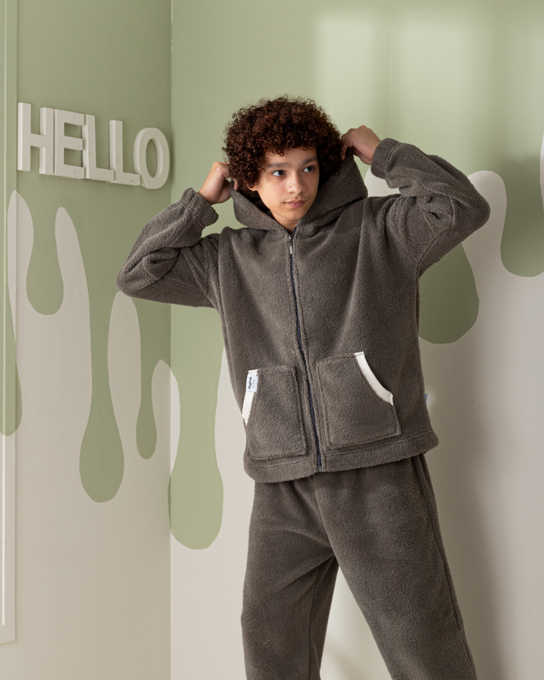 Stylish Boy بيجاما أولادي بكابيشون