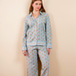 Women's Printed Long Sleeve Pajama Set