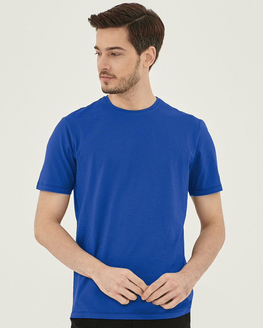 تيشرت رجالي سادة نص كم