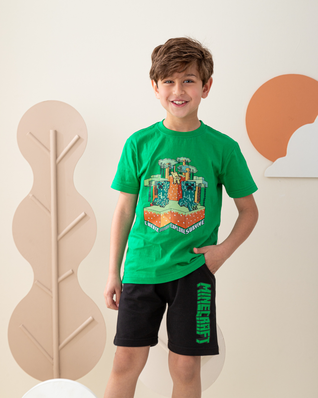 Minecraft بيجاما اطفالي