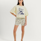 Penguin Women's Oversized Pajama and Hot Shorts