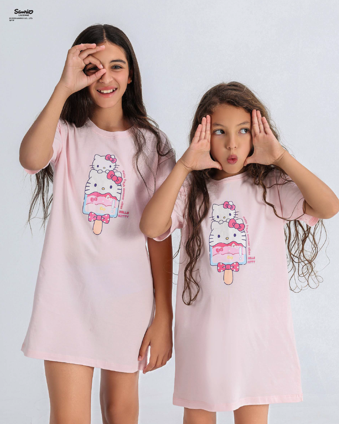 Hello Kitty Girls Shirt Dress