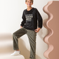 Boys Long sleeve ,Soft elastin velvet Gaming Mode