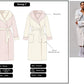 Double face robe cotton candy dream