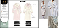 Double face robe cotton candy dream