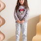 Minnie mouse girls' long sleeve pajamas