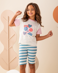 Thank You pajamas, T-shirt and legging shorts jersey