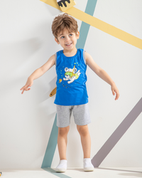 My boys' pajamas are a bear and a fish