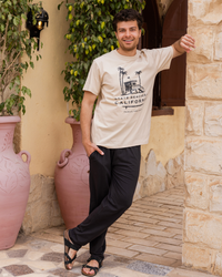 california بيجاما رجالي نص كم و بنطلون