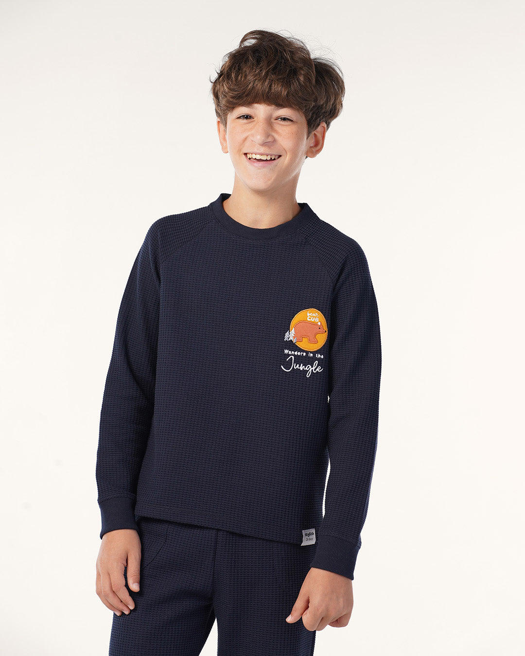 بيجاما بنطلون جاكاردو توب كُم طويل حكايات الغابه