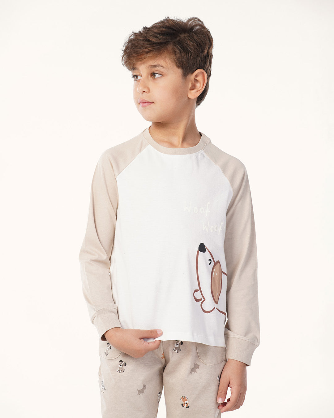 بيجاما بنطلون و توب  كًم رجلان طويل جراء صغيره